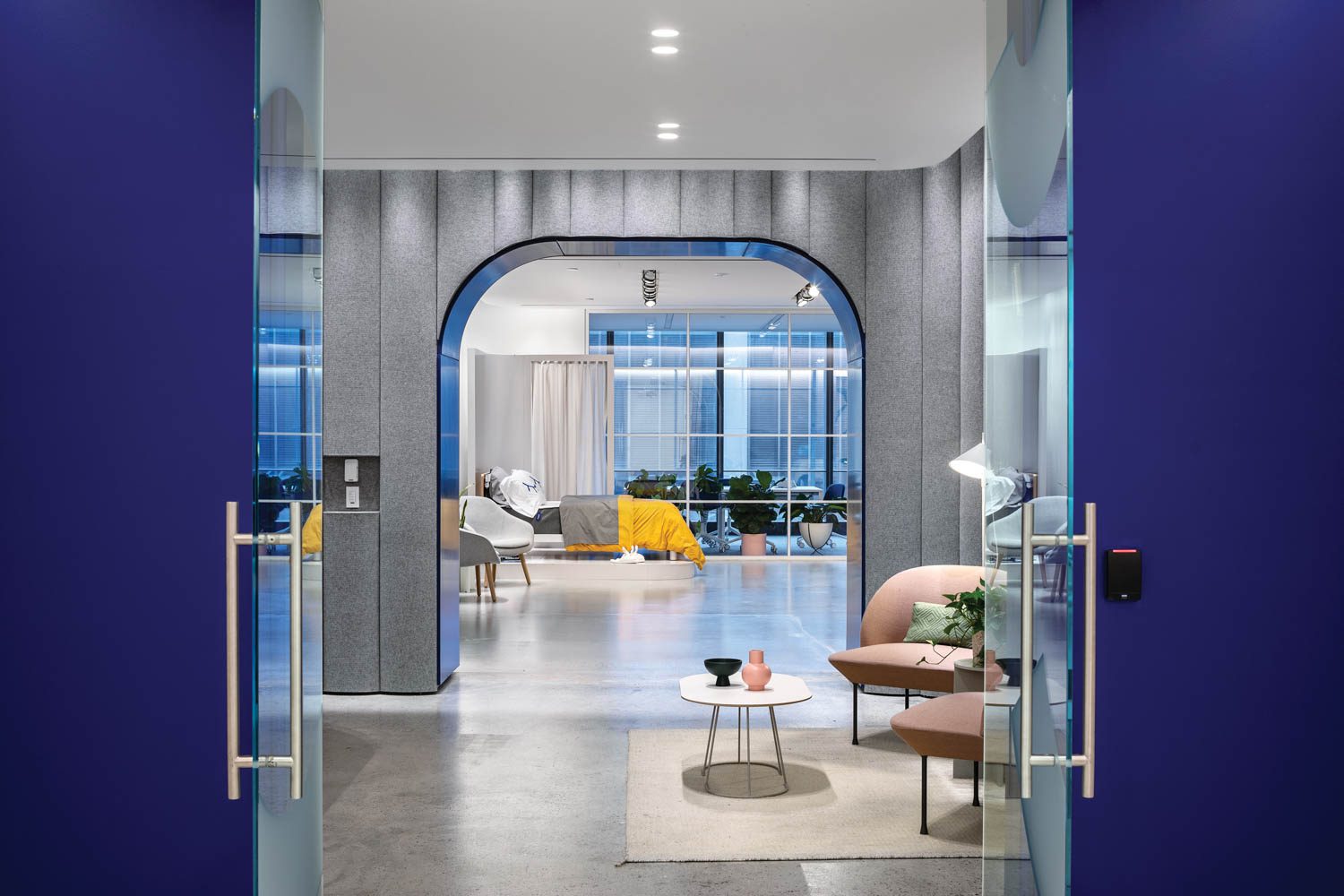 玻璃门后接收 小卡斯伯维奈特