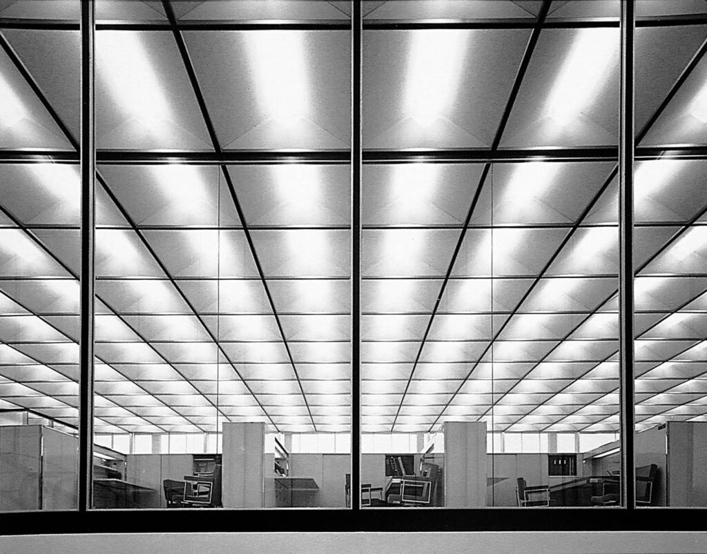 1963-SkidmoreExces和Merrill设计阿姆斯特朗Cork总部设在宾夕法尼亚州兰开斯特