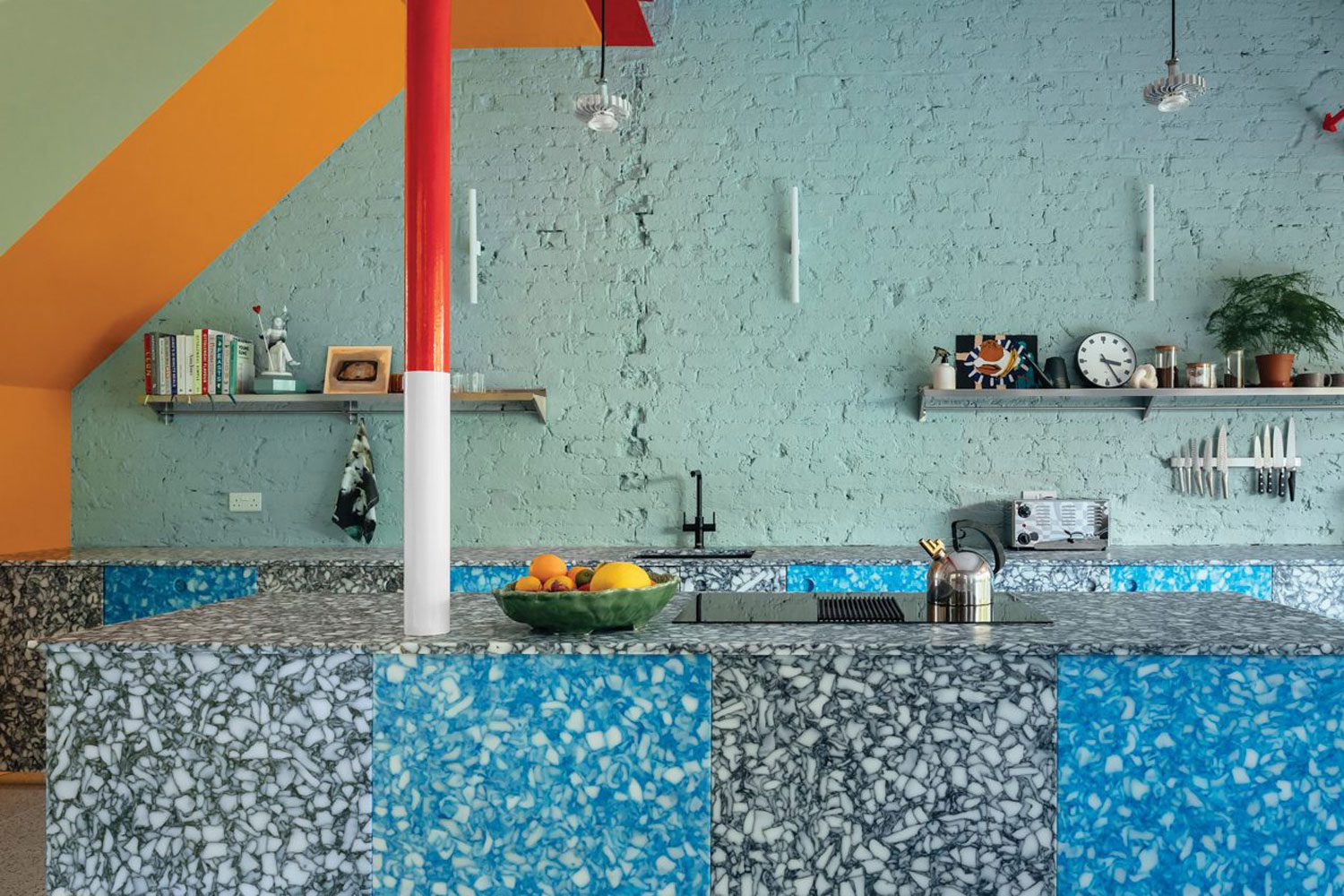 循环循环蓝黑容器前端