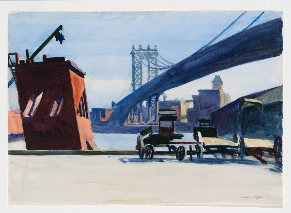 曼哈顿桥由EdwardHop