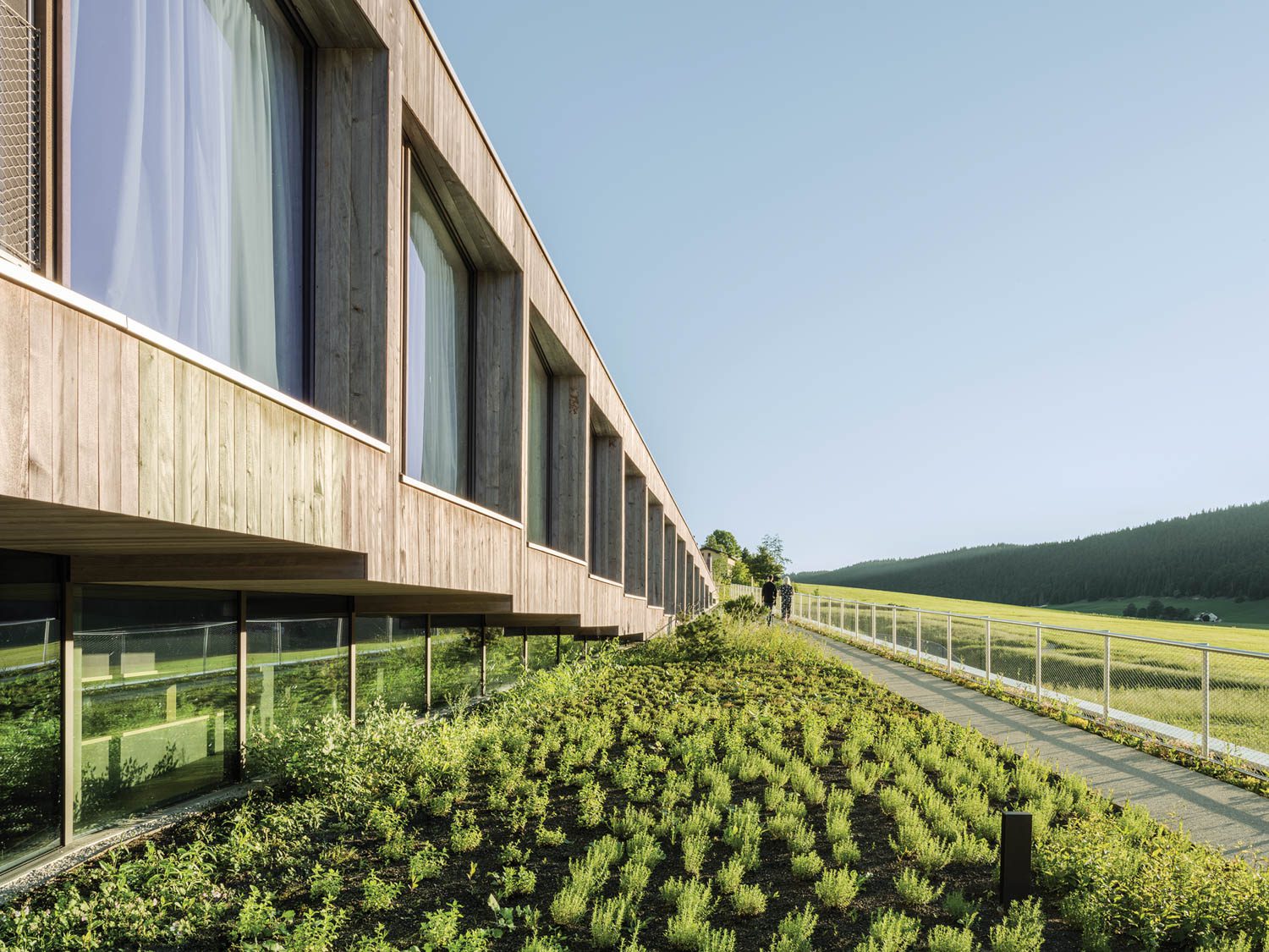 奇格扎格酒店外端木板