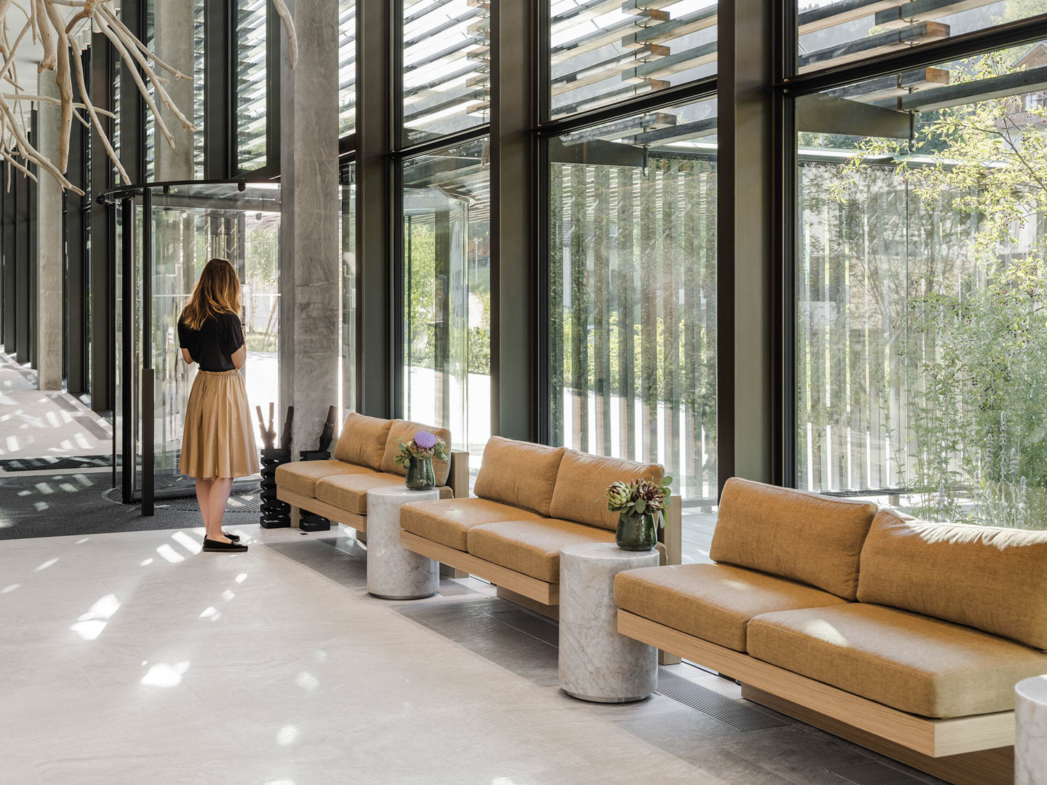 商店酒店大厅区对窗