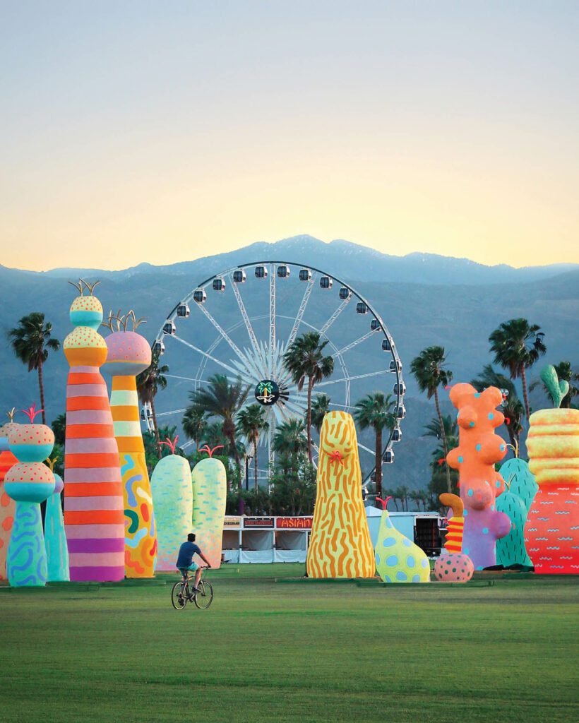 Chiozza花园2017Coachella 加利福尼亚州音乐艺术节Zen花园 Chiaozza首次长期安装工城广场