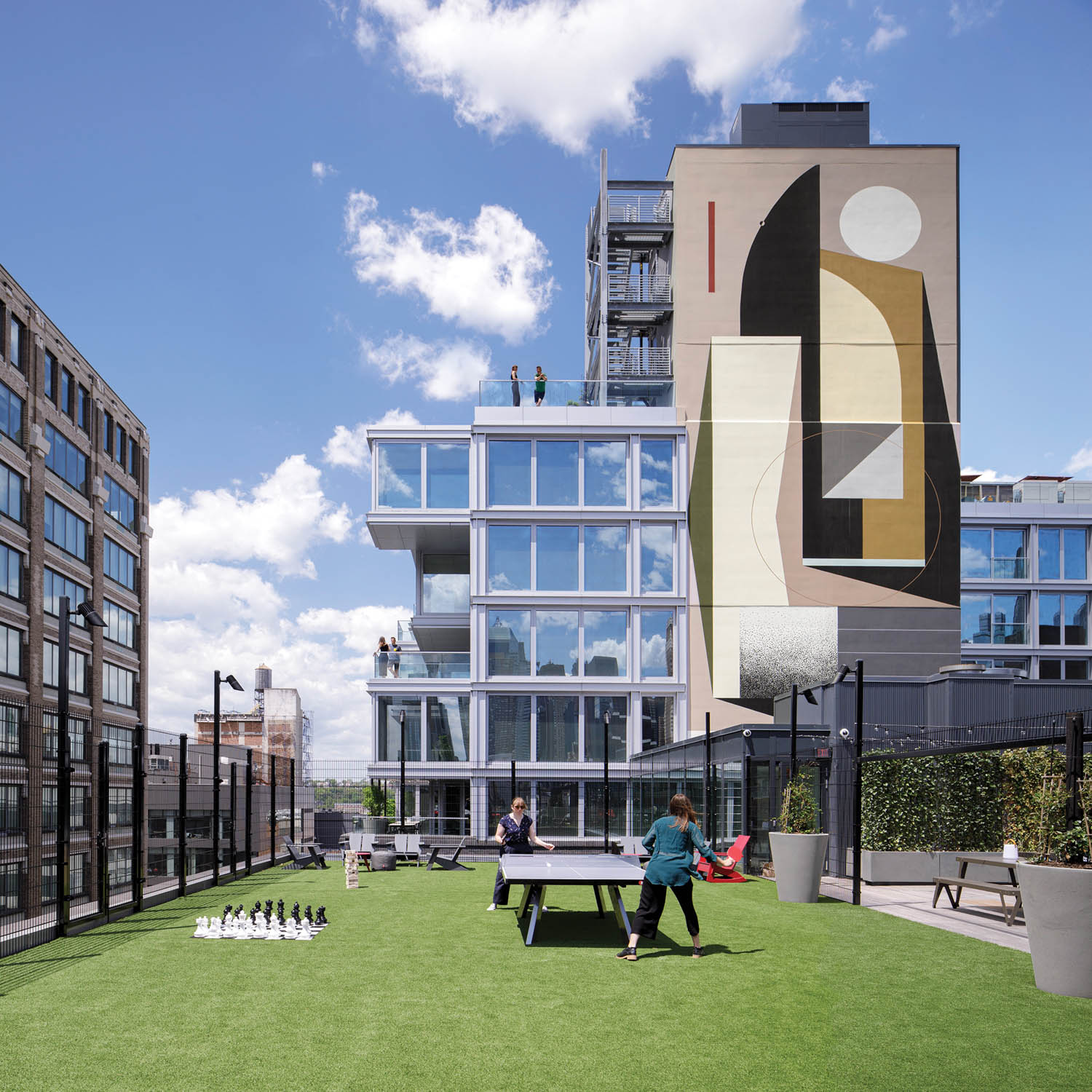 外阳台和乒乓表