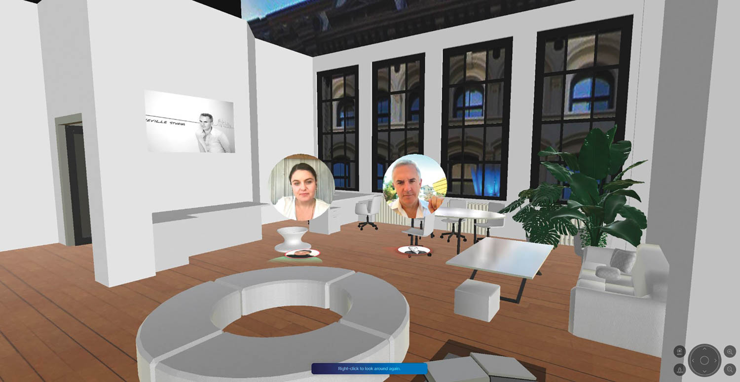 贝奈维尔工作室内虚拟重构 纽约Flatiron区阁楼