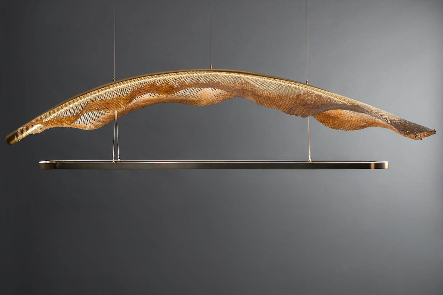 曲线天花板安装光