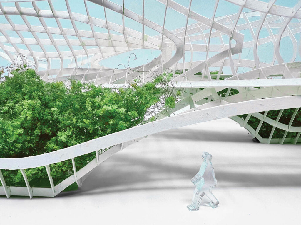 早期模型制作 里士满Pergola花园