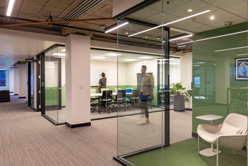 旧金山Retool绿色会议室