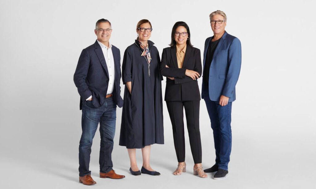 Jordan Goldstein、Julia Simet、DianeHoskins和Andy Cohen,Gensler共同CEO