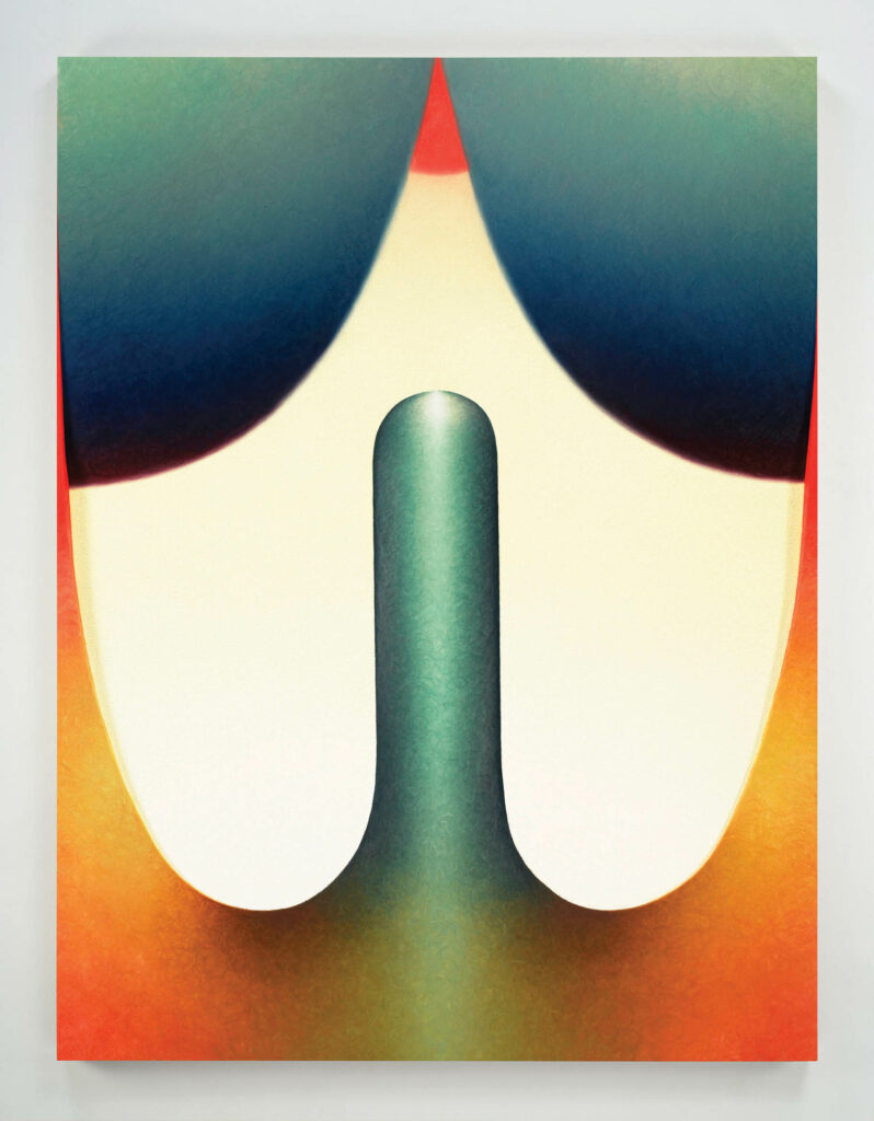 Loie Hollowell带抽象图像绘画