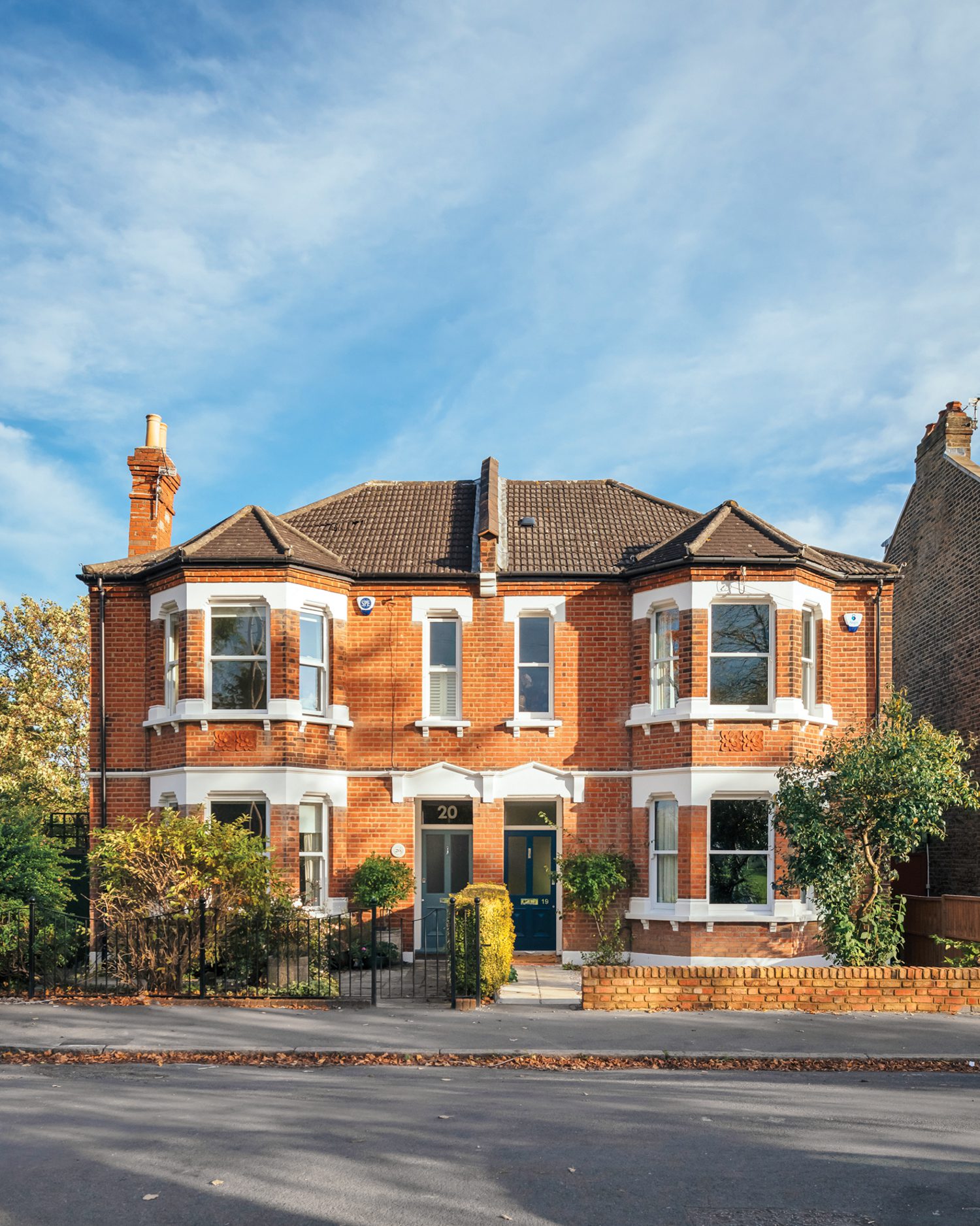 半形砖屋 建在伦敦Sydenham邻里 日期Edwardian时代
