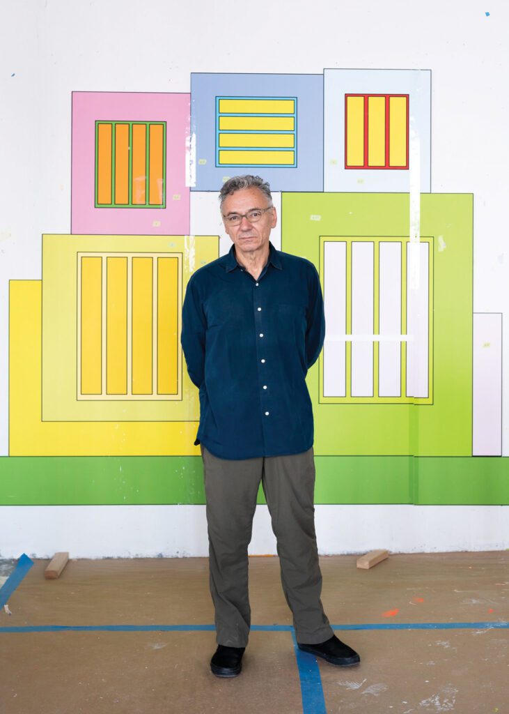 Peter Halley单曲展览Cell网格从2022年9月25日至2月13日在达拉斯现代