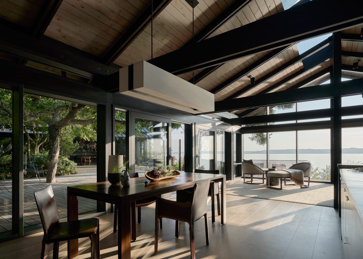 室内外餐厅 Puget声音视图