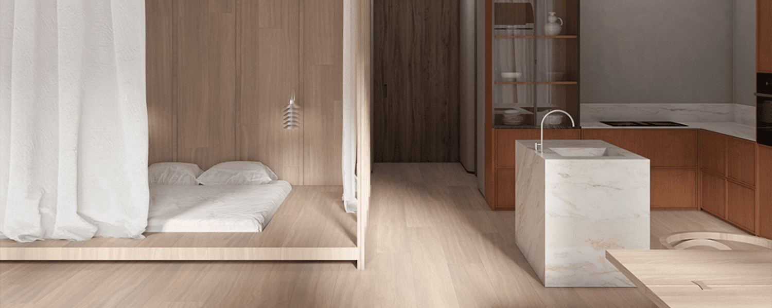 grazed卧室提供自然光源,同时由Pandul提供TipTop光源