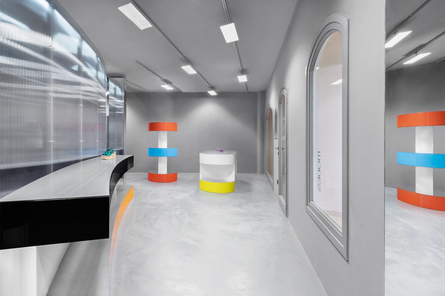 色带跟踪显示块和计数器边缘