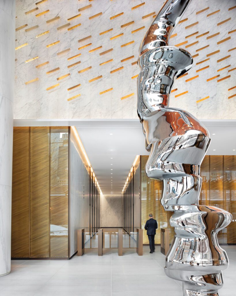 manhattan商业大堂Kohn Pedersen福克斯项目One Vanderbit