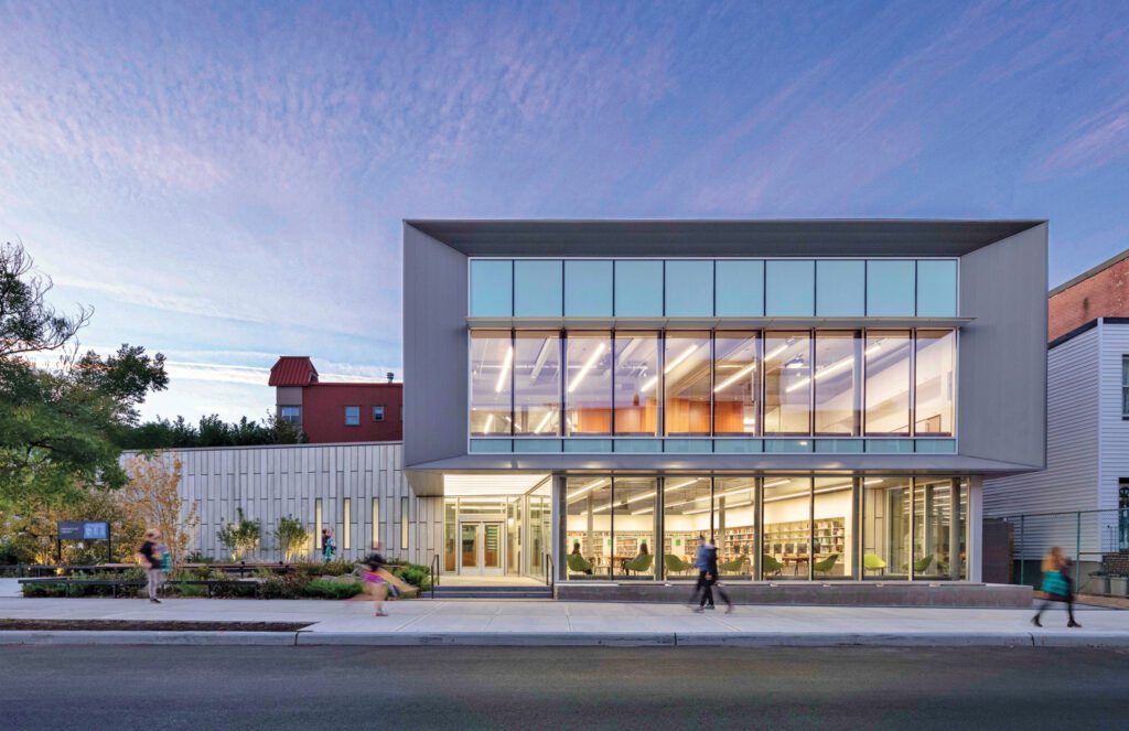 社会+环境影响Marble Fairbanks建筑师项目绿点图书馆和环境教育中心