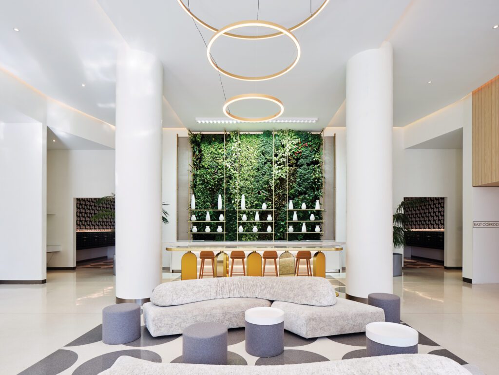 住宅大厅Bromley Caldari建筑师项目101西端Lincoln广场摄影Van Sarki