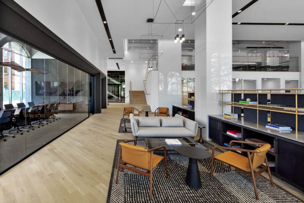 自定义地毯顶端白雾设计楼层 访客休息室