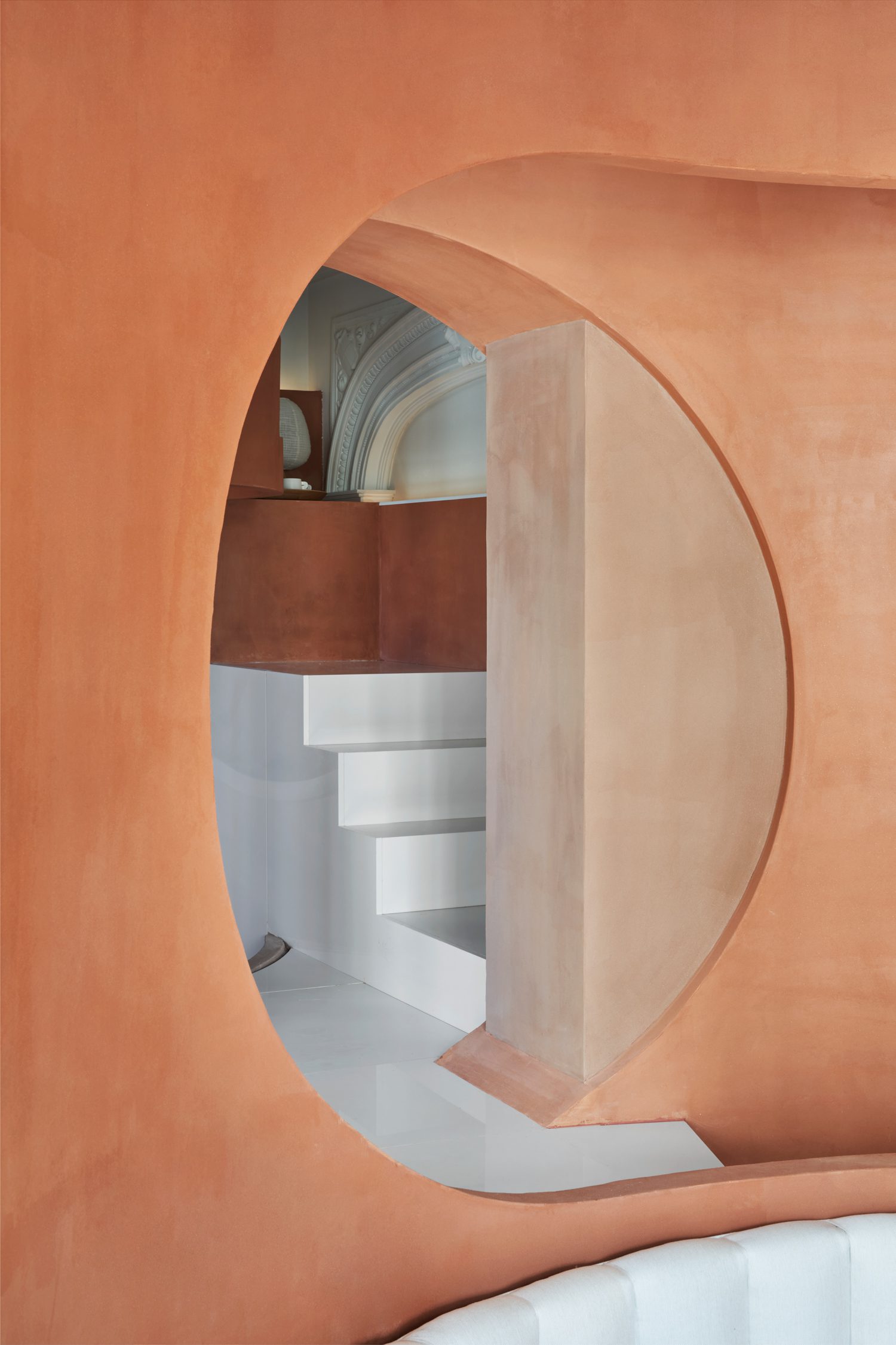 Ecoclay天然粘土覆盖墙自然变化纹理和反射性