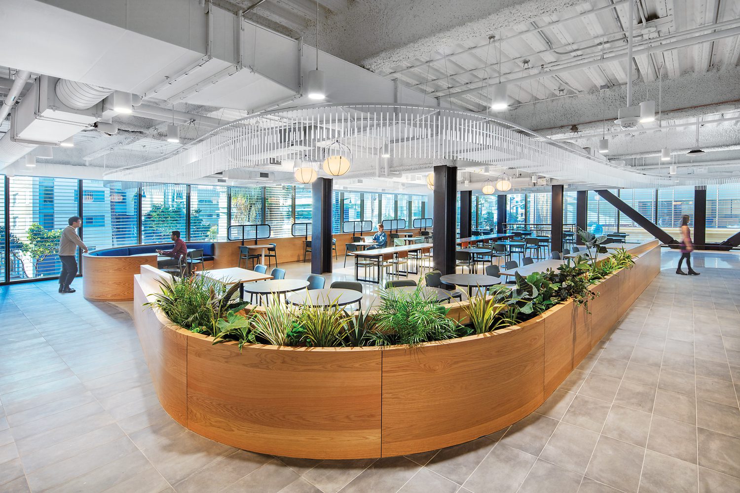 由一楼二楼共享食堂RMW安装曲线白地盘