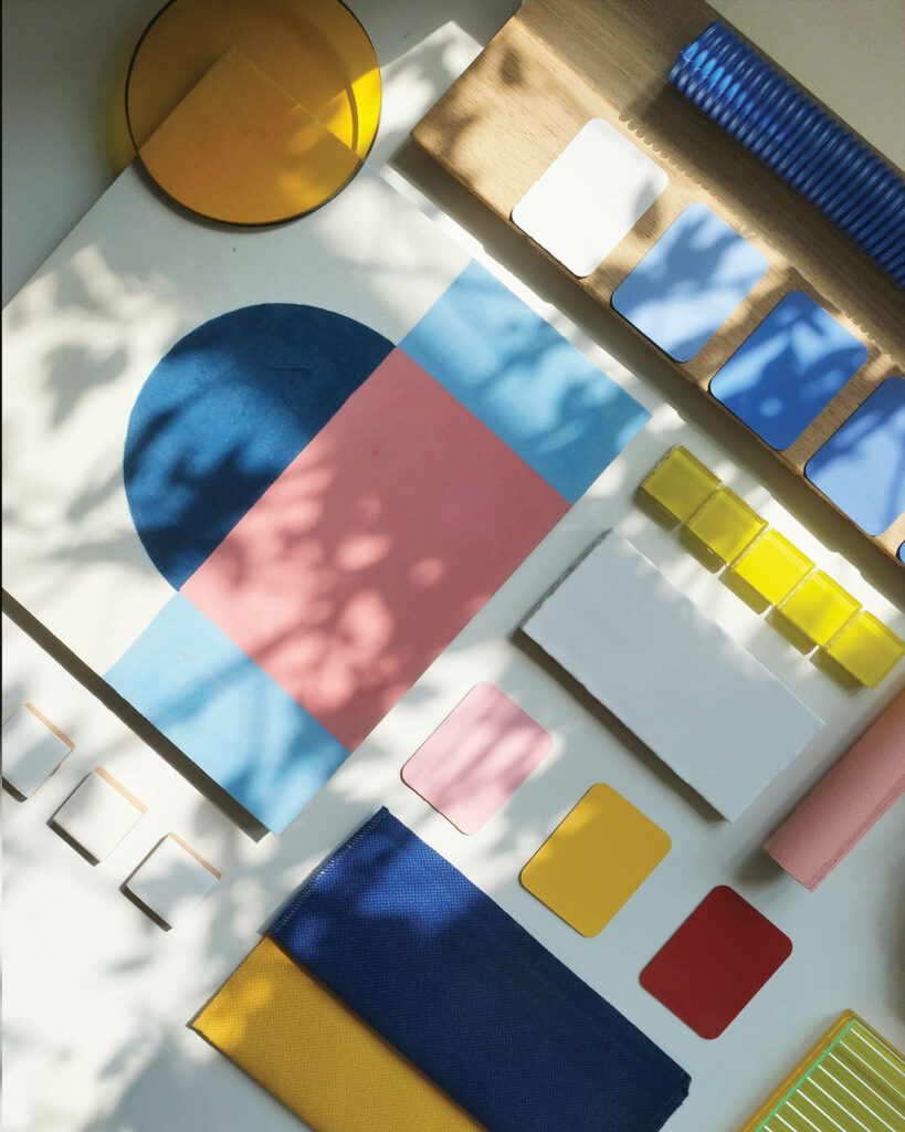 项目调色板以Passino水泥瓦为中心