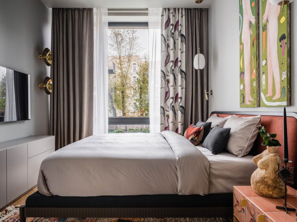 点灯设计Heure照亮卧室GastonyDaniela窗帘