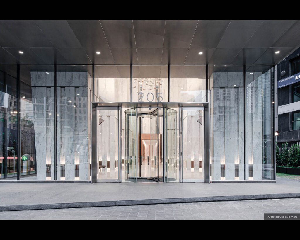 玻璃外观一楼205门