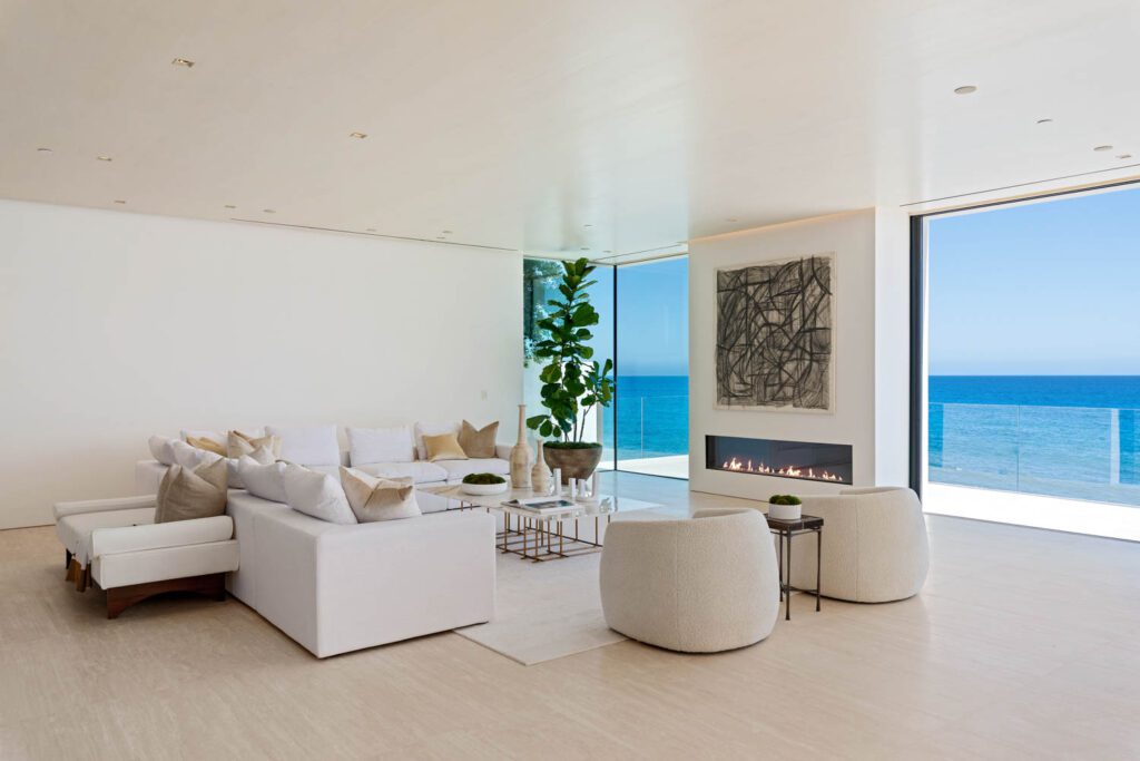 三位坐长向煤气壁炉面