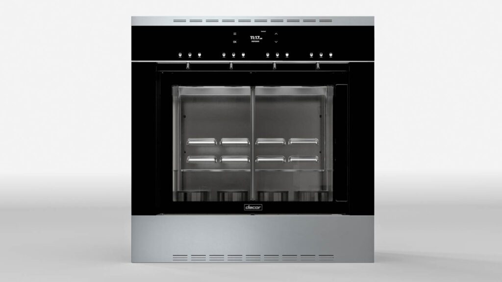 白浅灰色背景上不锈钢调酒机