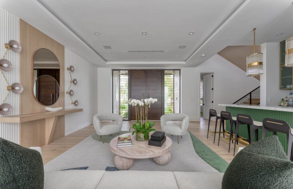 Circa Lighting系统挂起客厅定制磨坊 由Casa Metier流水座次全由Kelly服饰