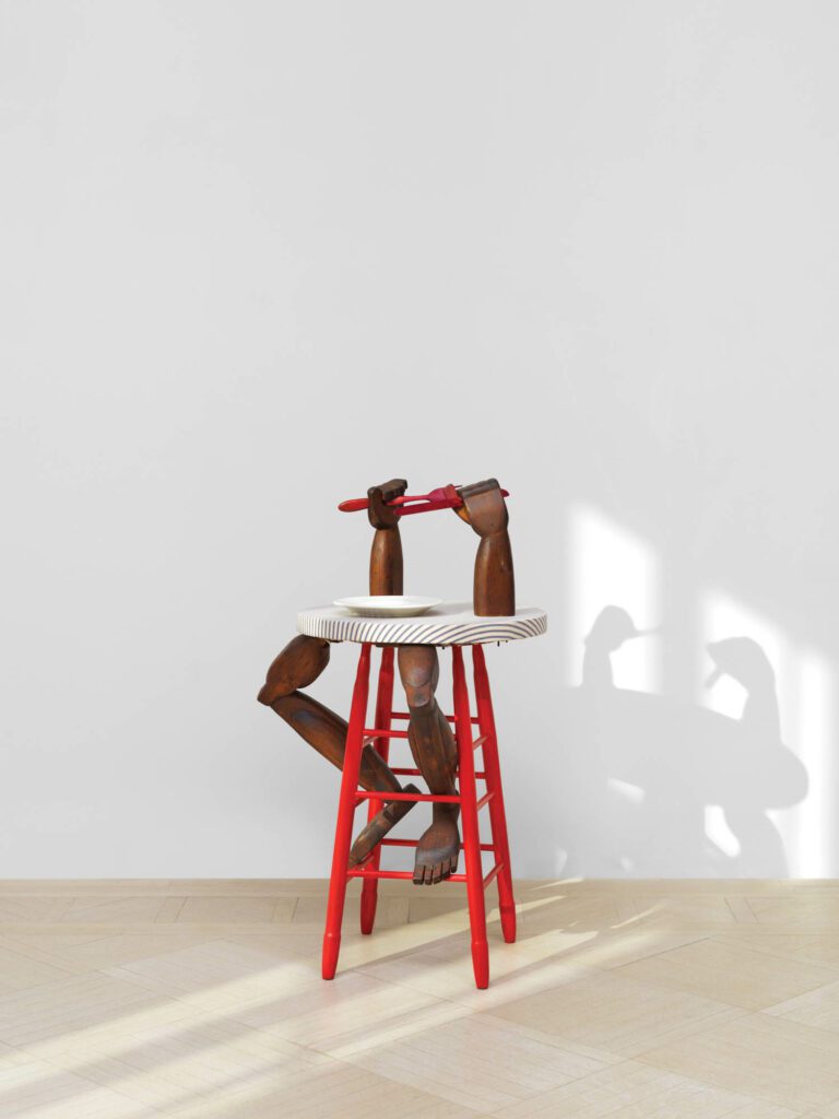 One(1967年)晚饭配有人体肢体,