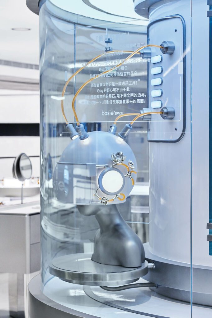 二楼实验头盔安装强化外空间主题