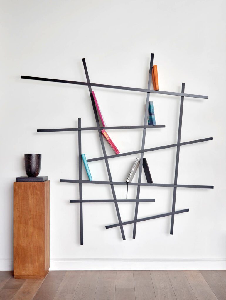 茶叶阶梯和MDF书架楼上起居室是定制