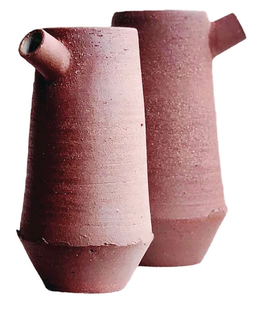 果实组成红色粗粘土