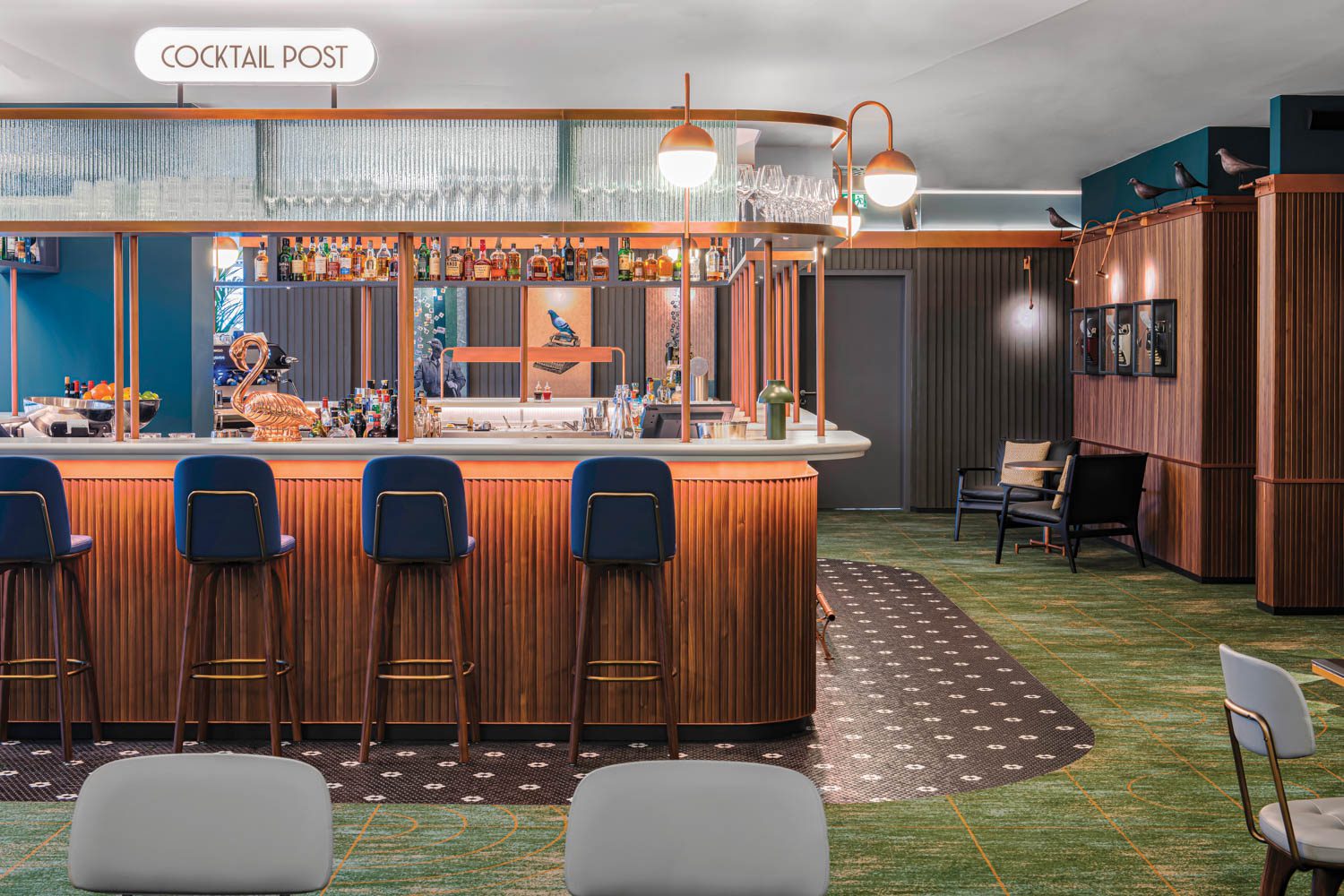 鸽子邮箱和酒吧