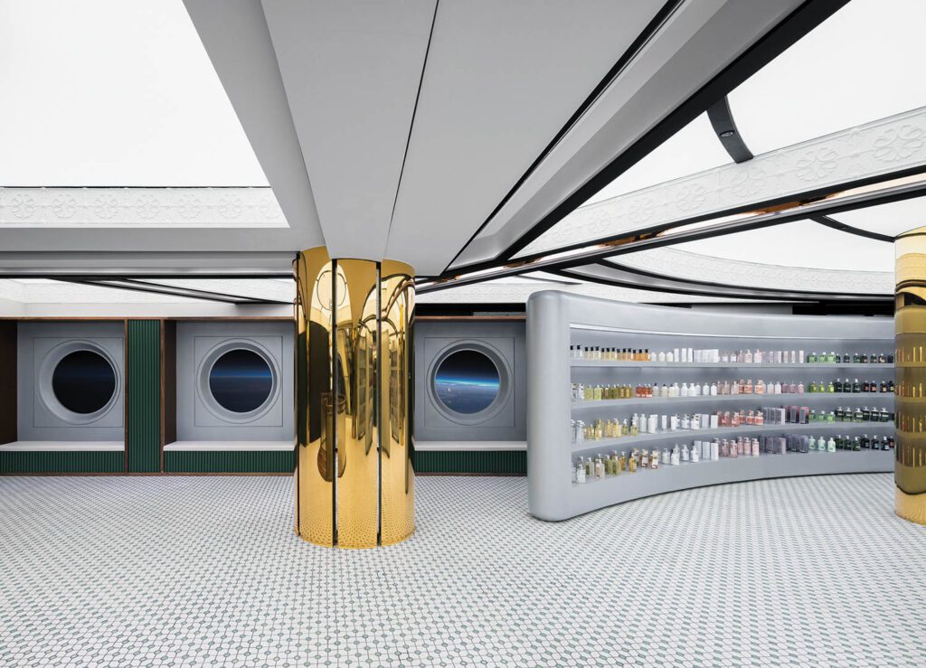 设计细节产生6 500平方尺零售环境,既能感知回溯性,又能感知未来性