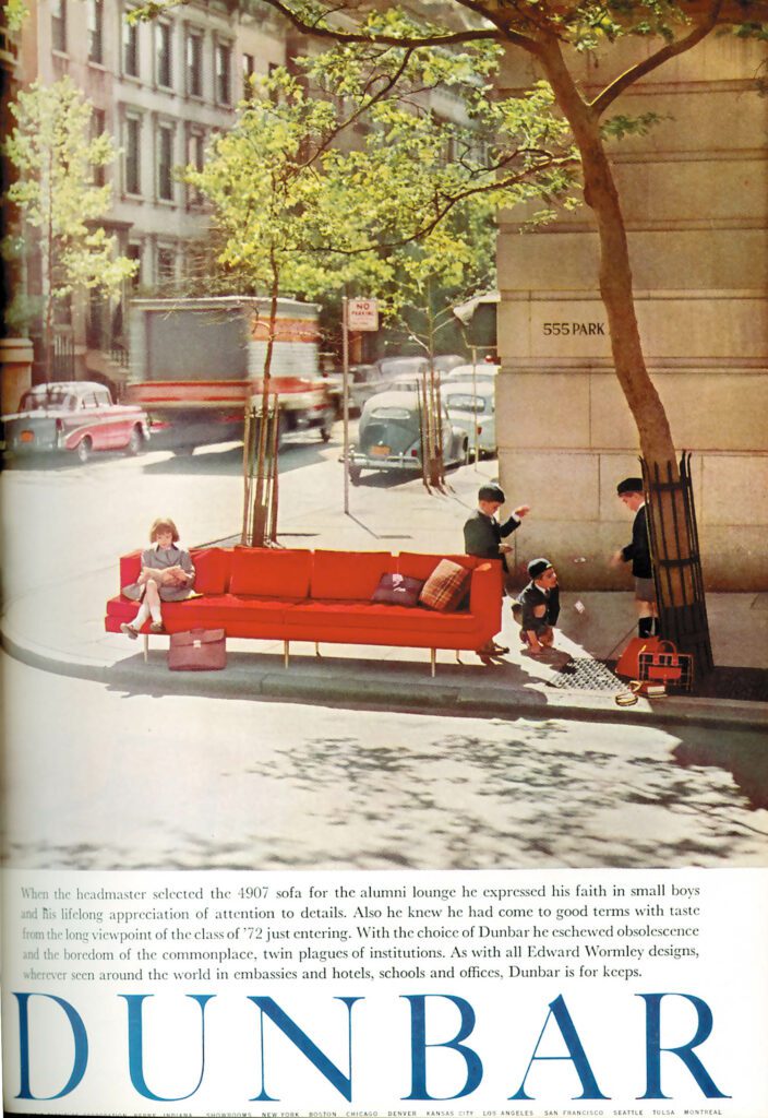 1958-邓巴家具Edward Wormley教程质量和品味