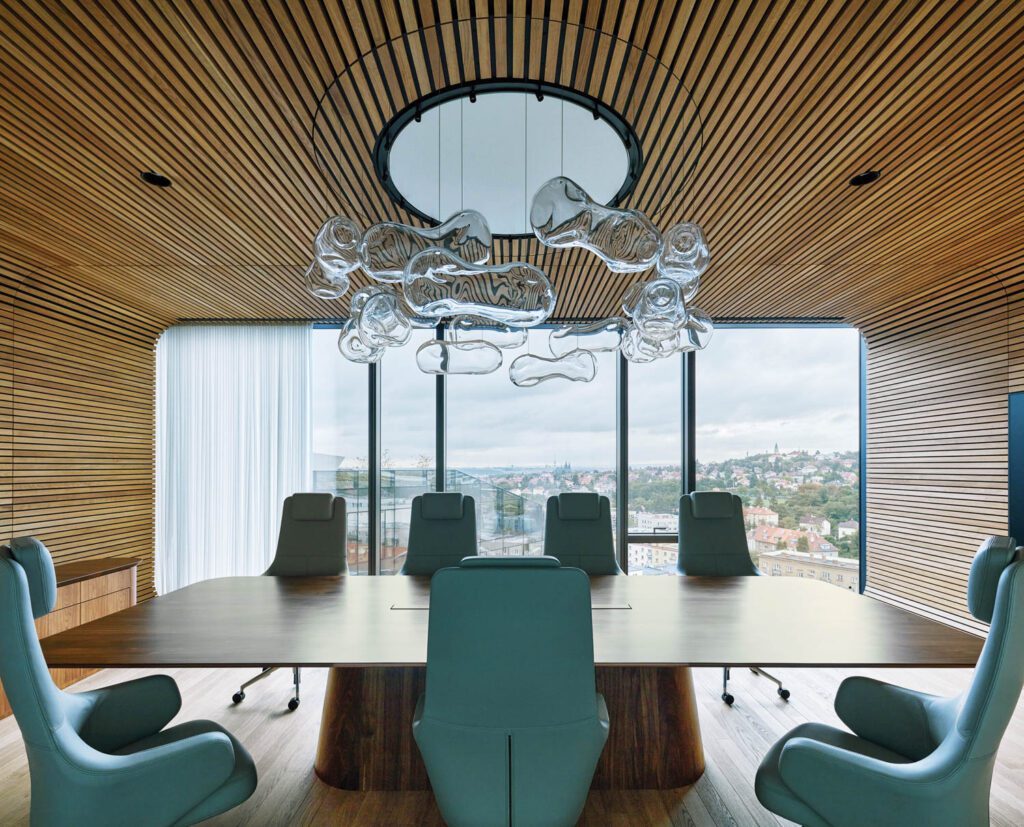 sleek公司家具与木板并发天花板和墙板并发