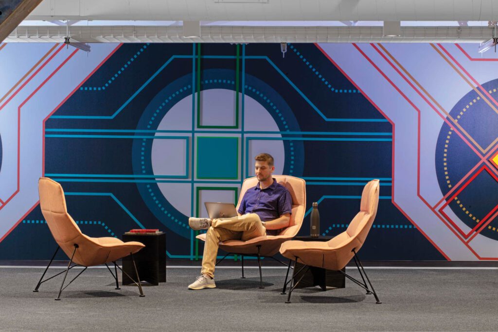 自定义壁画集体 Arcturis背景Jehs+Laub休息椅