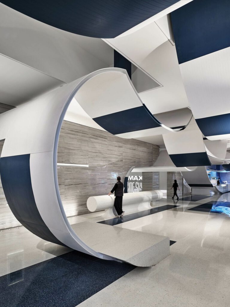 侧视图剧院大厅