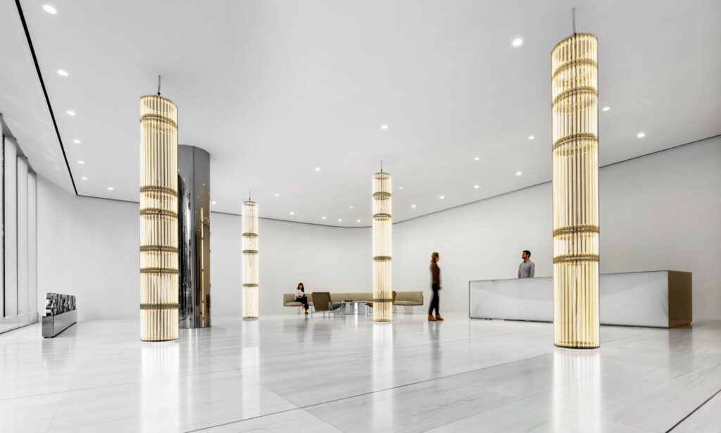 街端专用公司入口大厅定制台和CerithWynEvans四部分安装StarStar/Steer(Transphone)