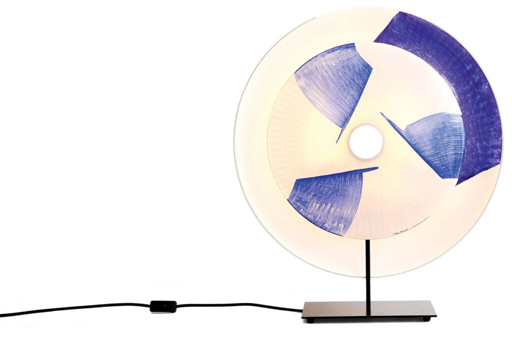 台灯嵌入Washi纸