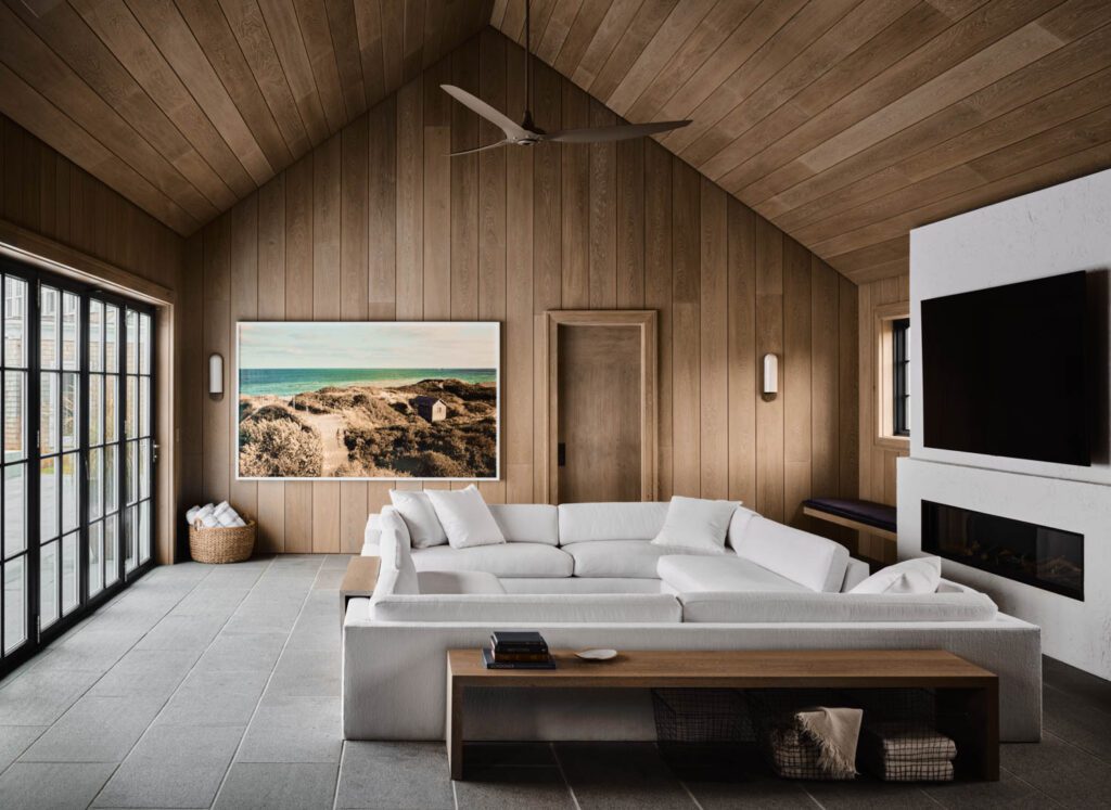 Nathan Coe艺术作品带色回cabana生活空间,