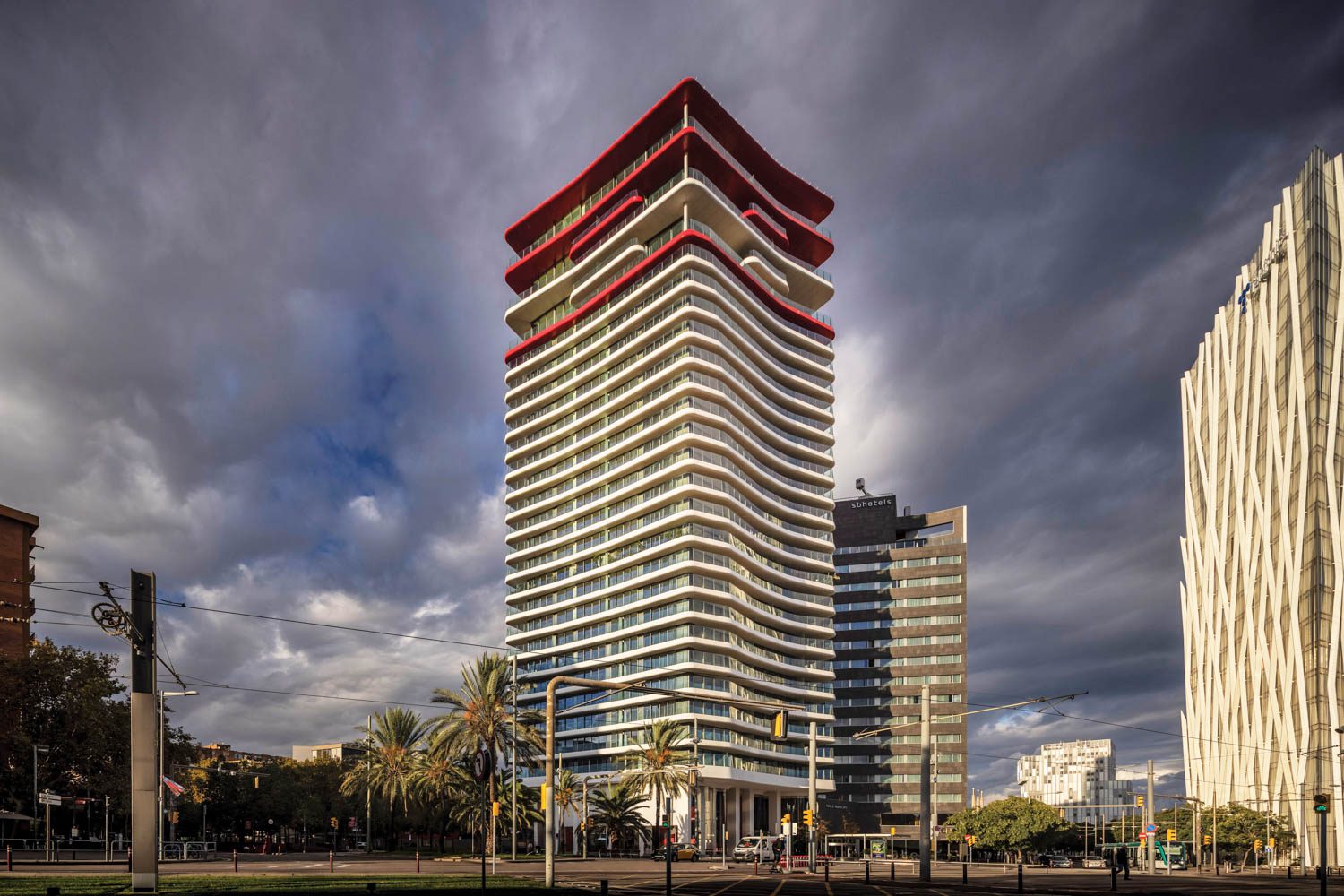 26层楼顶有色混凝土