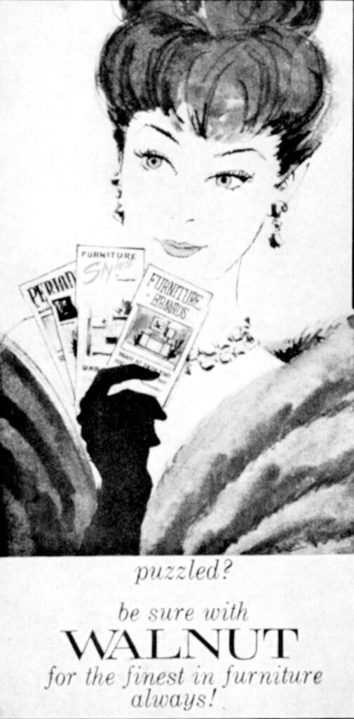 1967年-她穿家俱购物像歌剧院一样