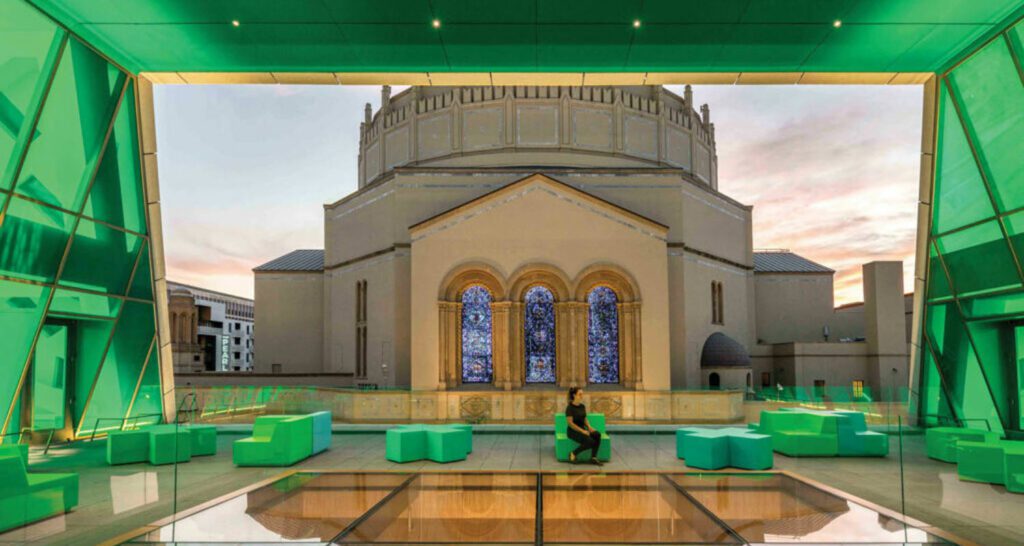 洛杉矶内部威尔夏大道庙