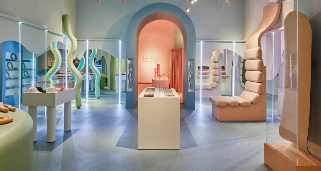 设计师Madelynn Ringo创建了Bala在纽约Soho邻里首创零售空间