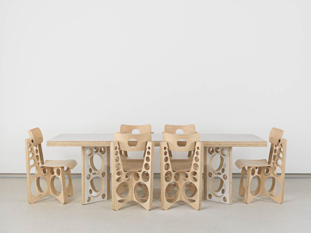 Jeanneret表号42022胶合板画画 钢硬件