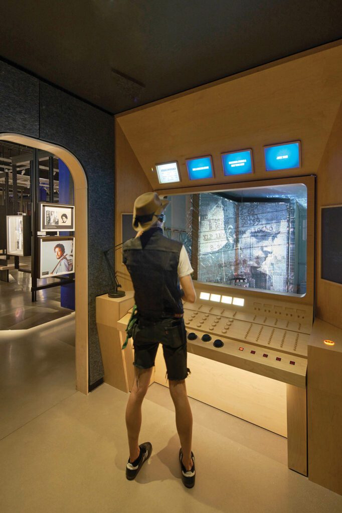 交互式工作室控制室